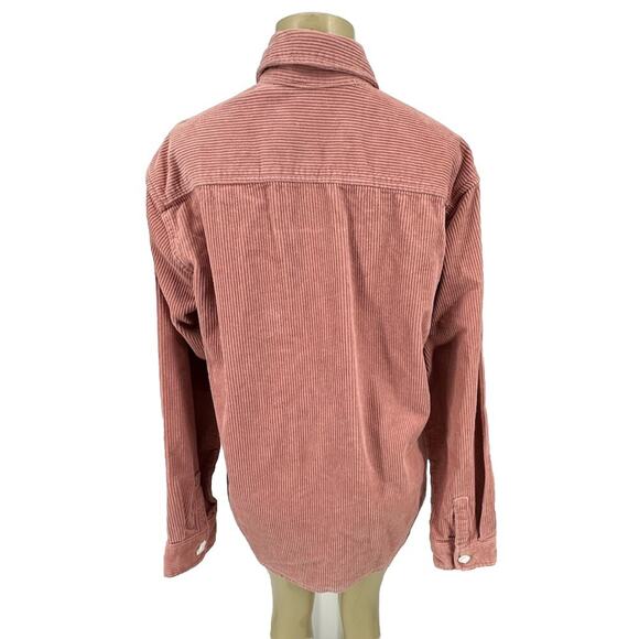 NEW ZARA Medium Women Ribbed Corduroy Shakert Jacket Overshirt Relaxed K3-1 - Picture 3 of 7